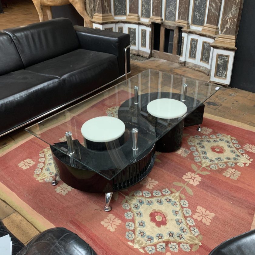 Table basse en verre