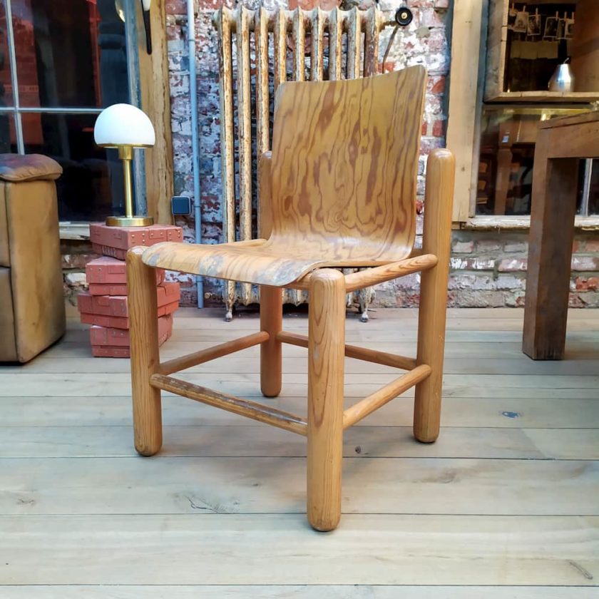 chaise rondin