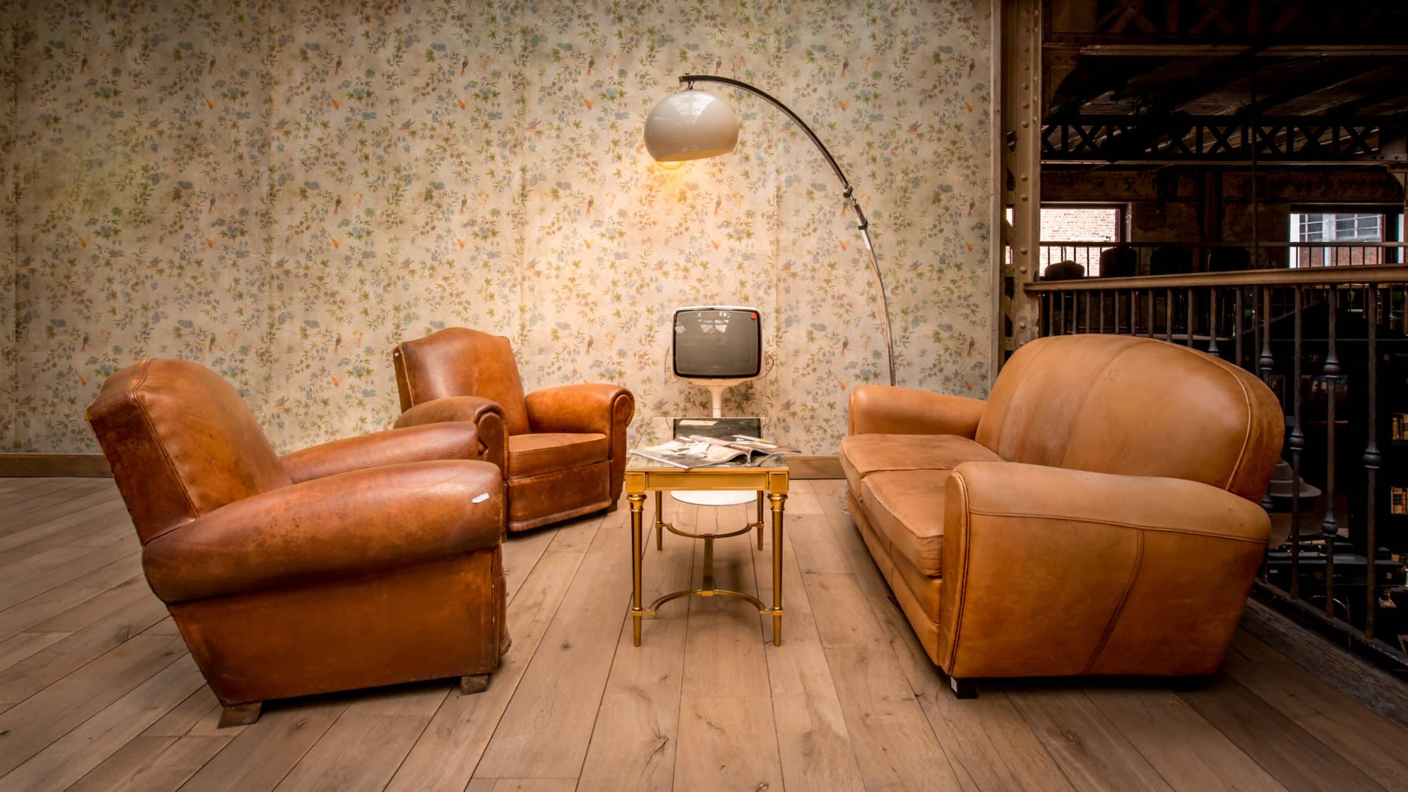 brown sofa