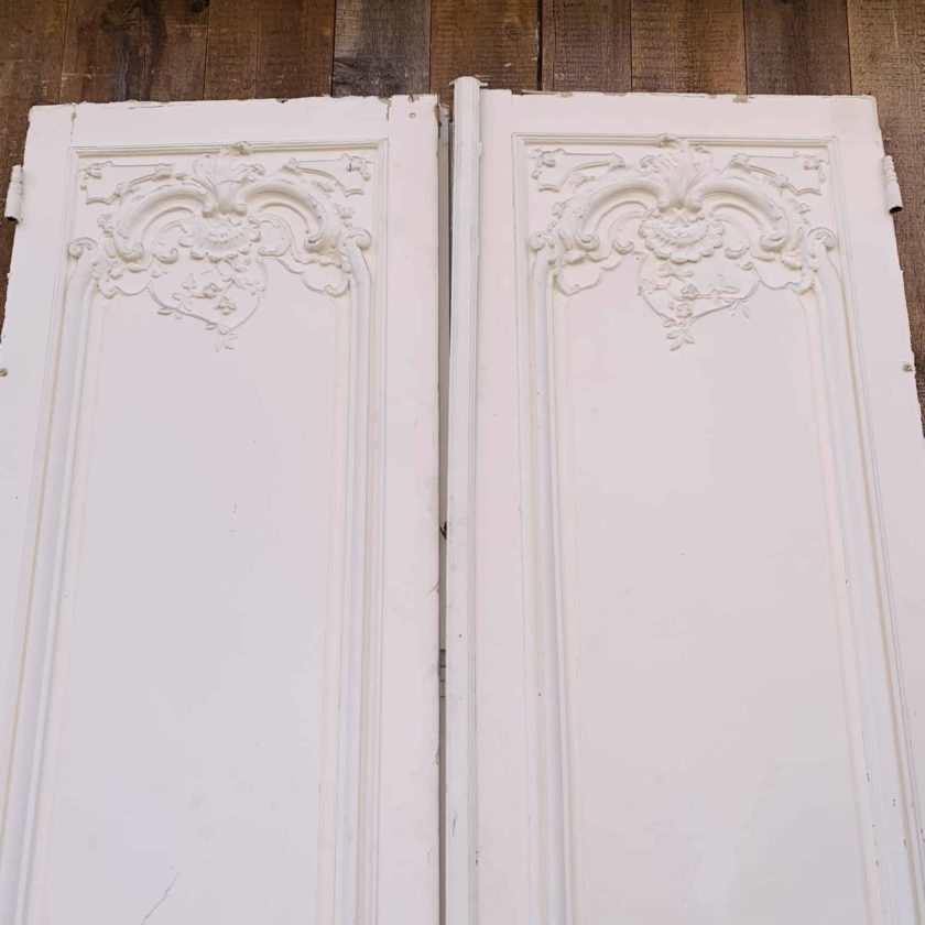 Double porte esprit Louis XV front top