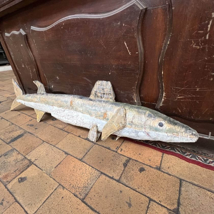 sculpture de poisson