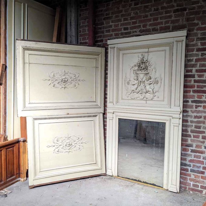 Ensemble panneau de boiserie