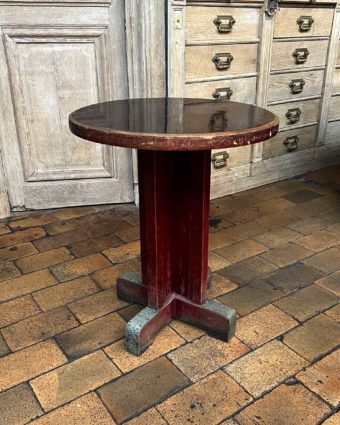 Table de bistrot 2 personnes ronde