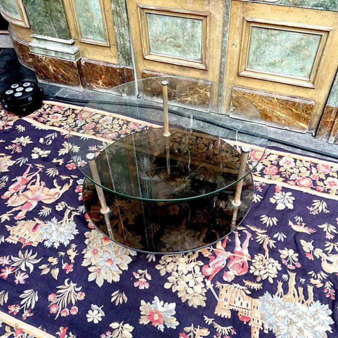 Table basse tripode side