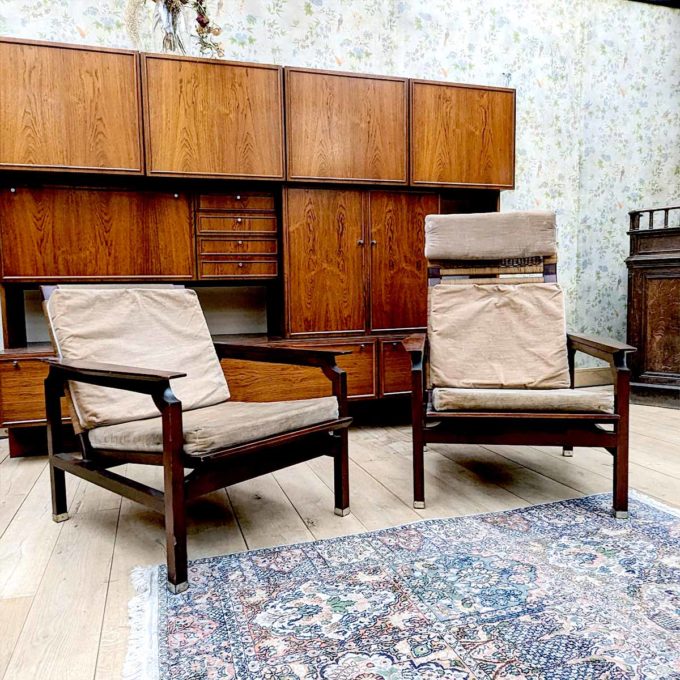 Paire de fauteuil scandinave side