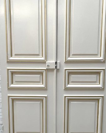 Double porte en chêne 300 x 132 cm