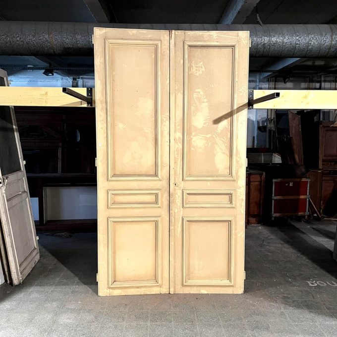 Double porte de placard 142x251 cm