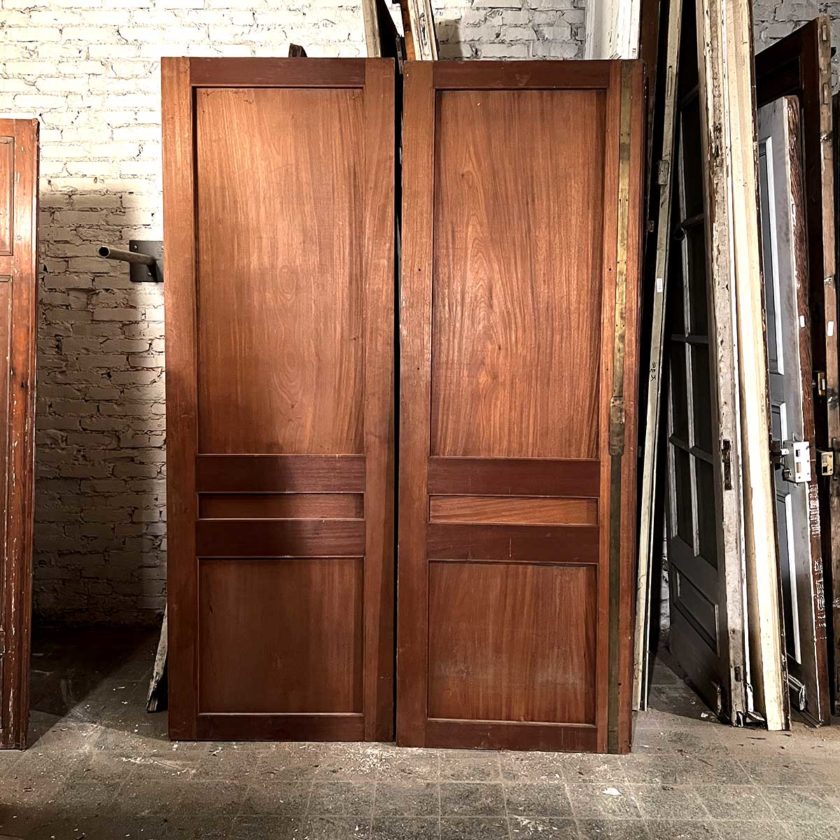 Double porte de placard style Louis XVI 159x2325 back
