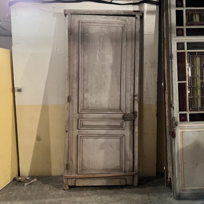 Porte ancienne avec bâti 108x255 cm