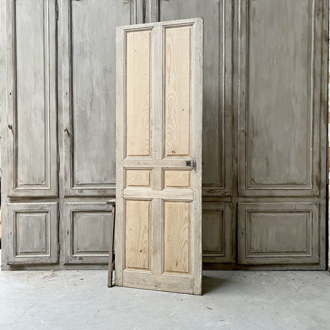 Porte de placard ancienne décapée 79x235 cm