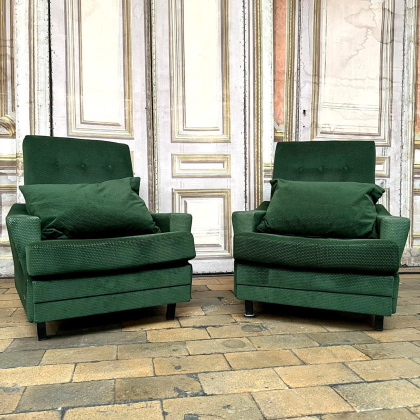 Paire de fauteuil des années 60 front