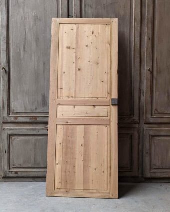 Porte de placard en sapin décapée 79x207