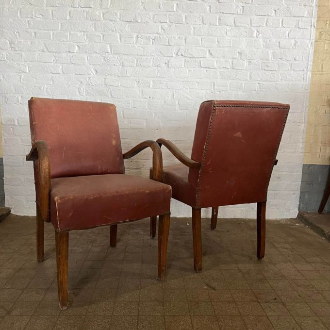 Paire de fauteuil bridge