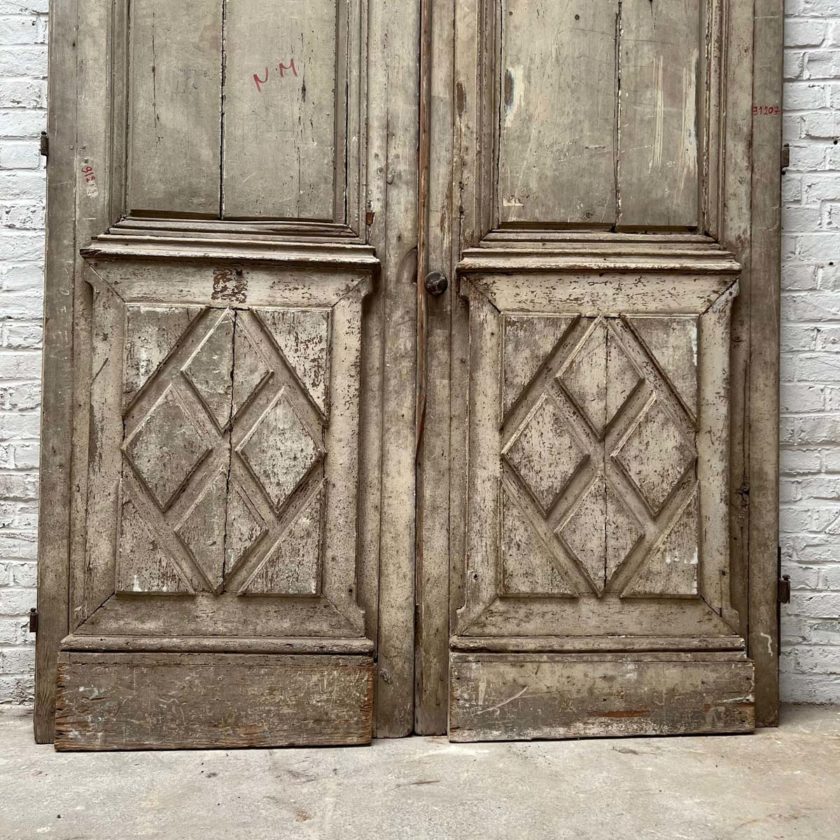 Double porte style Louis XV down
