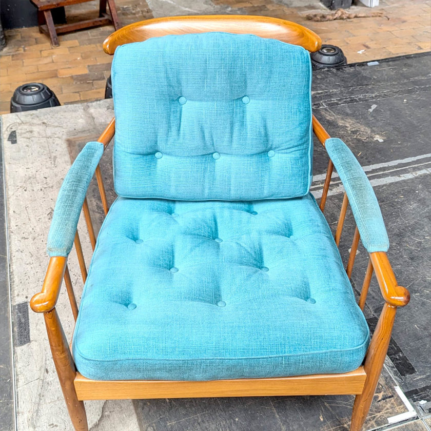 Salon scandinave bleu