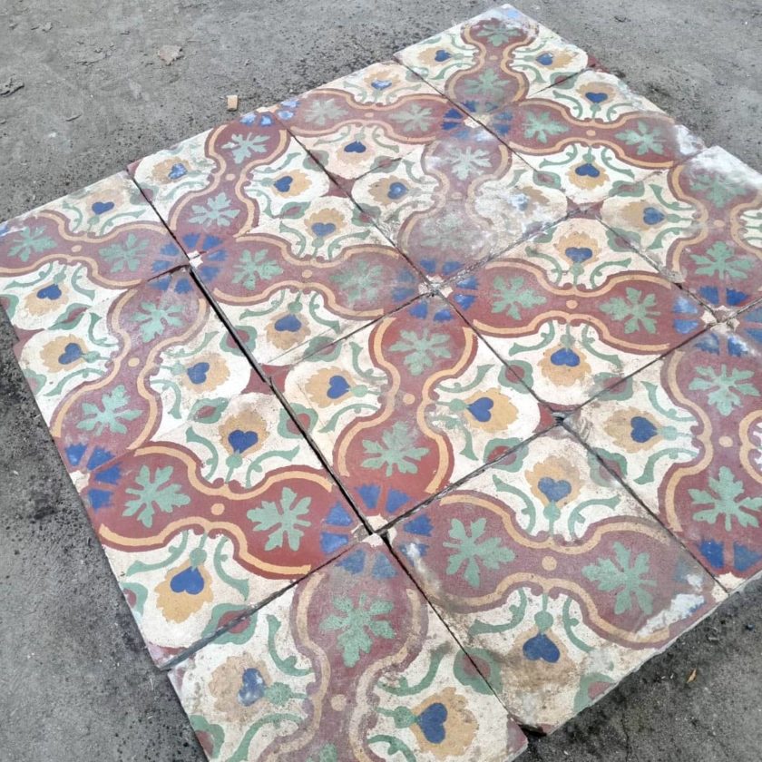 Carreaux de ciment 0,7m²