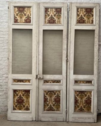 Triptyque vitrée ancien 225x302cm