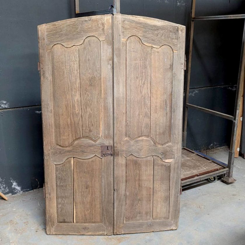 Double porte de placard en chêne 108x171cm