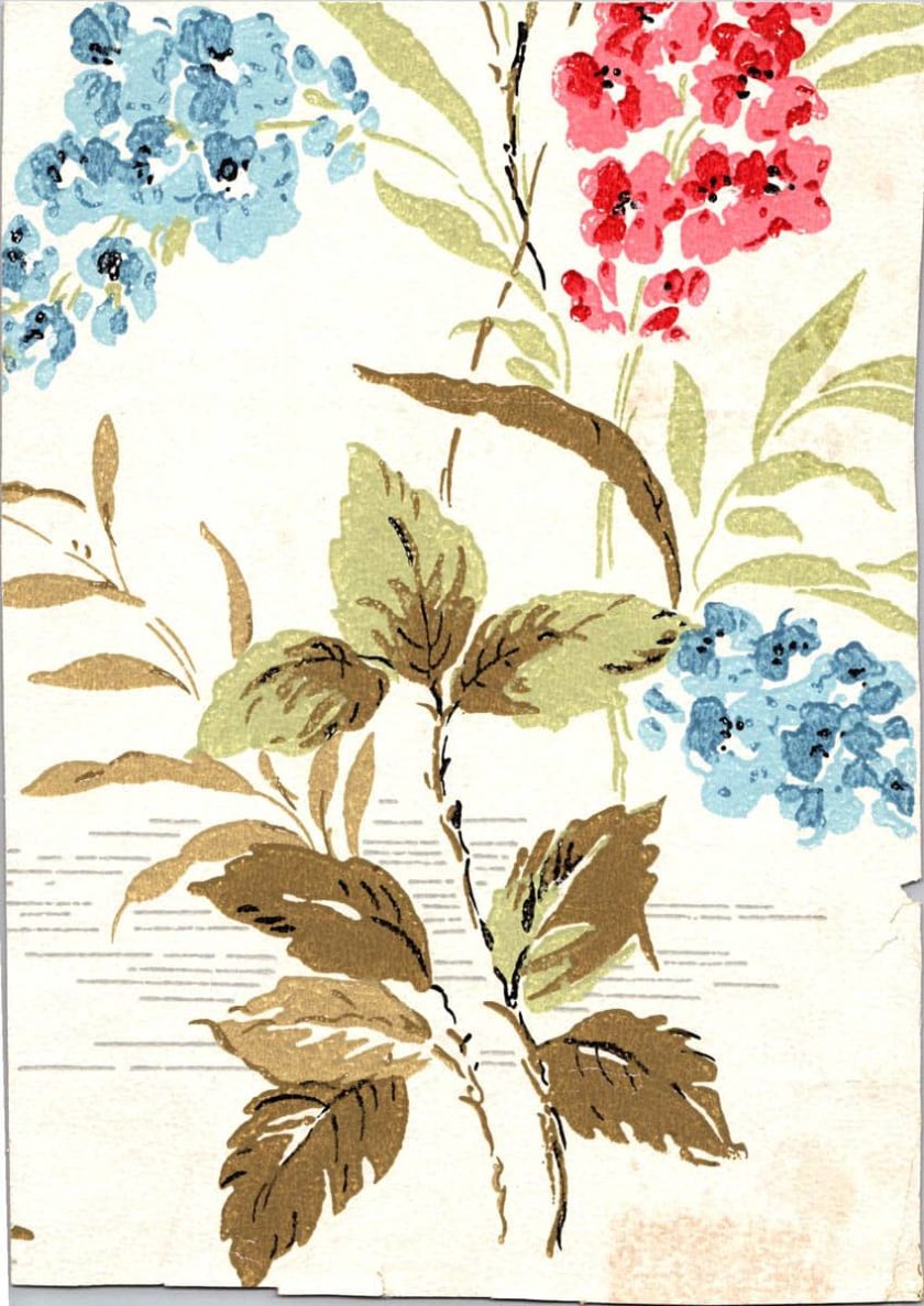 Papier peint ancien