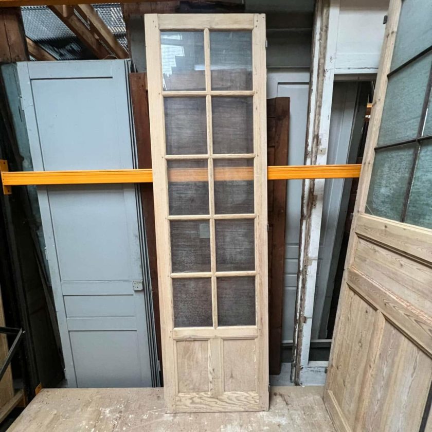 Porte vitrée décapée 70x248cm