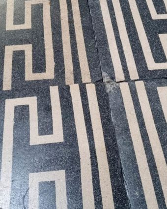 Frise carreaux de ciment, 7m linéaire