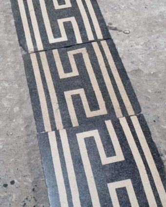 Frise carreaux de ciment, 7m linéaire