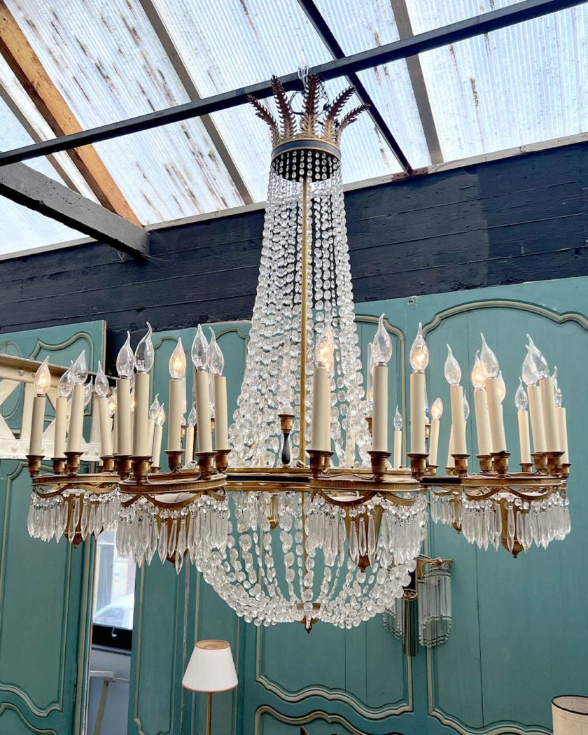 Lustre montgolfière 140cm de diamètre