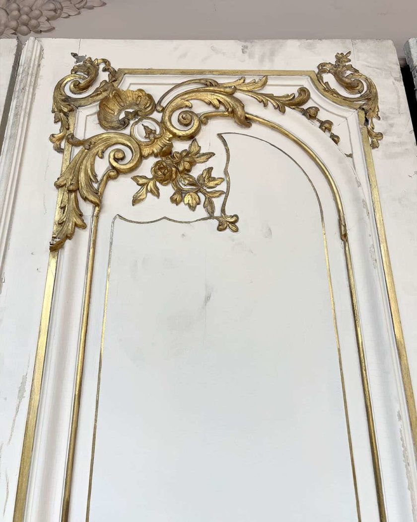 Lot de doubles portes d'esprit Louis XVI