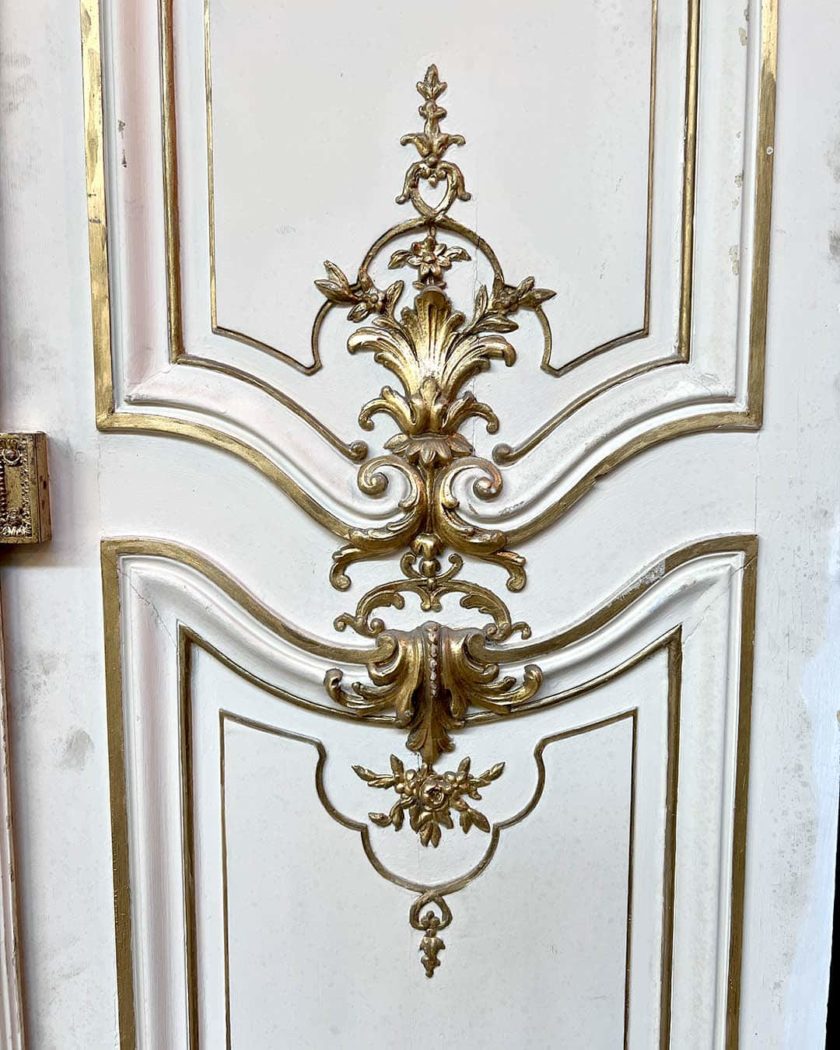 Lot de doubles portes d'esprit Louis XVI