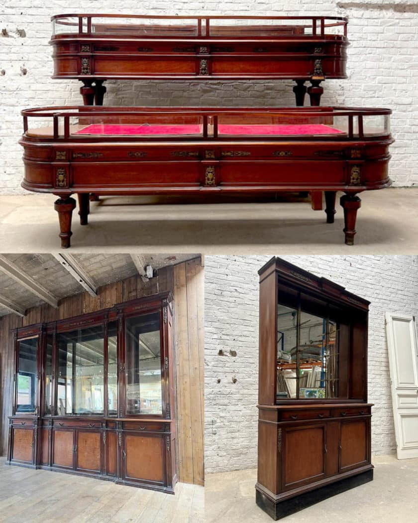Ensemble de vitrine palermitaine début XXème